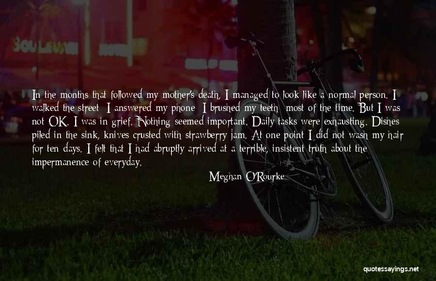 Mother S Grief Quotes By Meghan O'Rourke Mother S Grief Quotes By Meghan O'Rourke