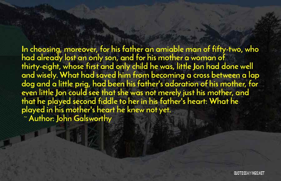 Mother Son And Father Quotes By John Galsworthy