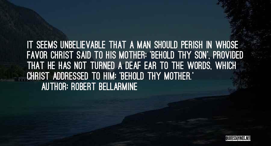 Mother & Son Quotes By Robert Bellarmine
