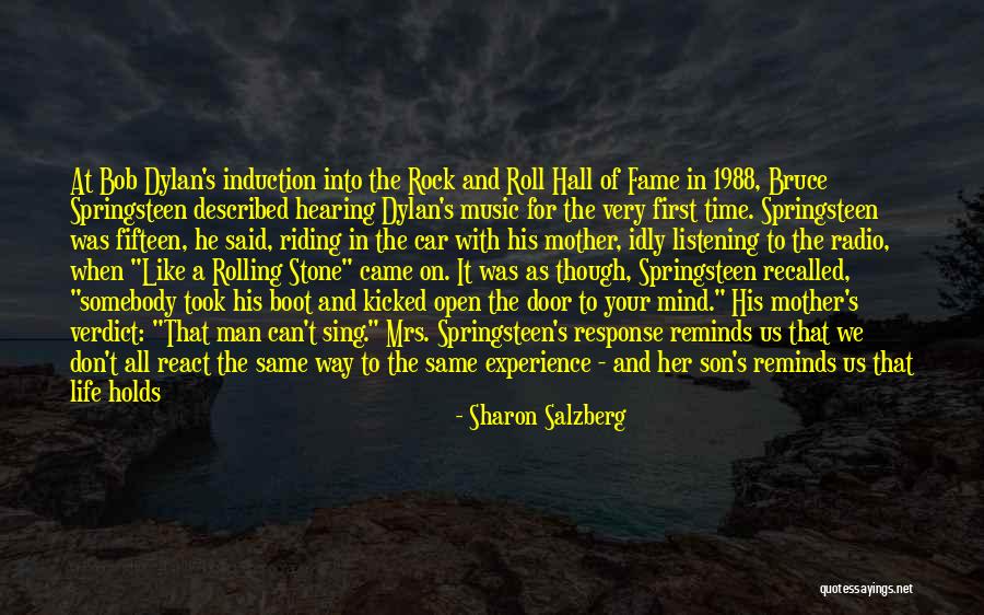 Mother & Son Quotes By Sharon Salzberg Mother & Son Quotes By Sharon Salzberg