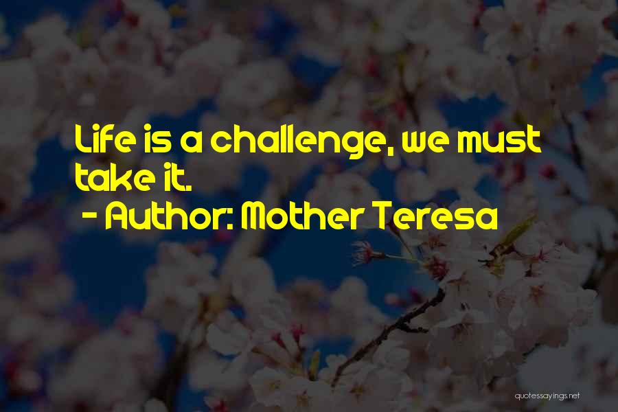 Mother Teresa's Life Quotes By Mother Teresa