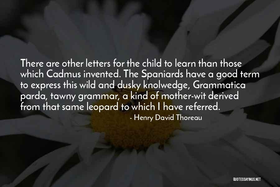 Mother Wit Quotes By Henry David Thoreau Mother Wit Quotes By Henry David Thoreau