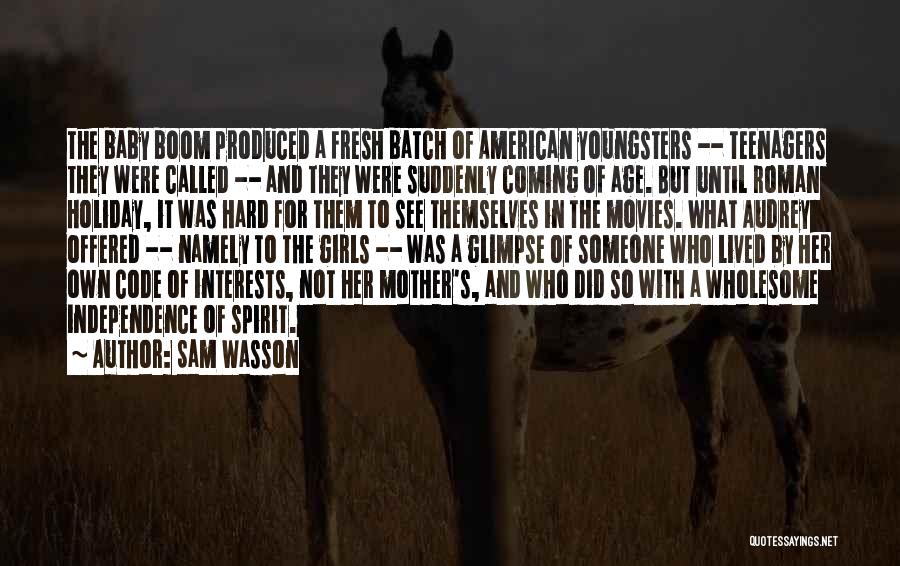 Mother With Baby Quotes By Sam Wasson