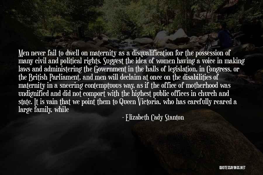 Motherhood And Family Quotes By Elizabeth Cady Stanton Motherhood And Family Quotes By Elizabeth Cady Stanton