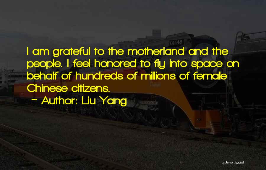 Motherland Quotes By Liu Yang