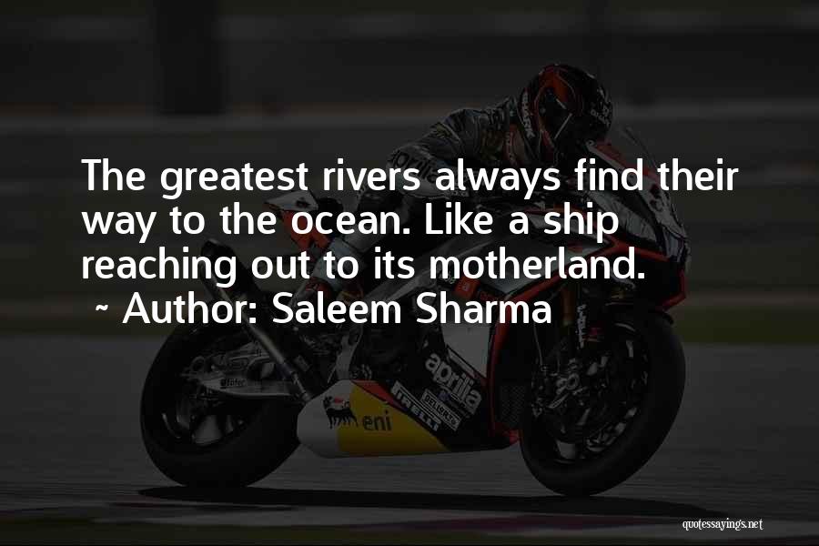 Motherland Quotes By Saleem Sharma