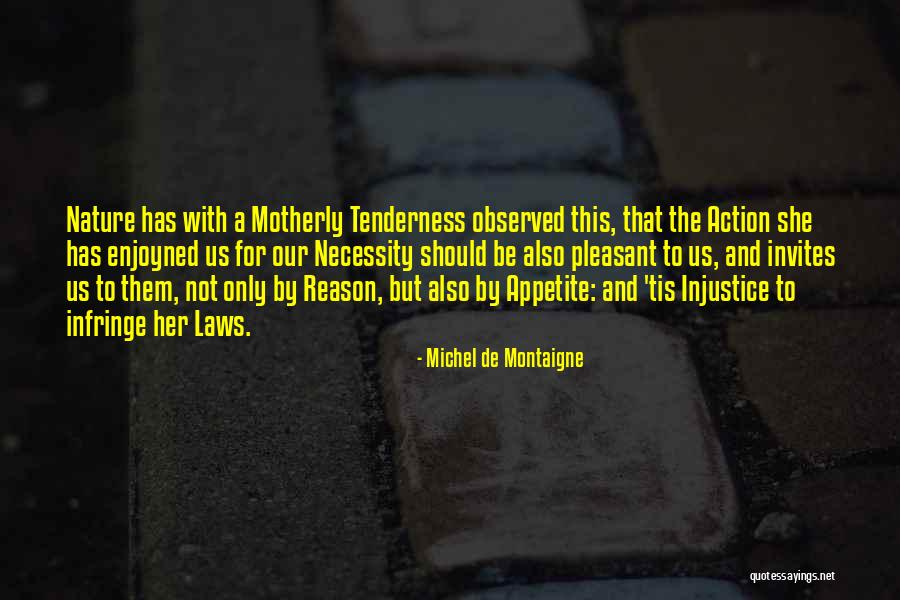 Motherly Quotes By Michel De Montaigne