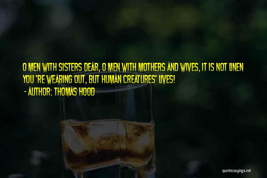 Mothers And Sisters Quotes By Thomas Hood