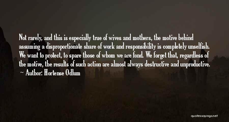 Mothers And Wives Quotes By Hortense Odlum