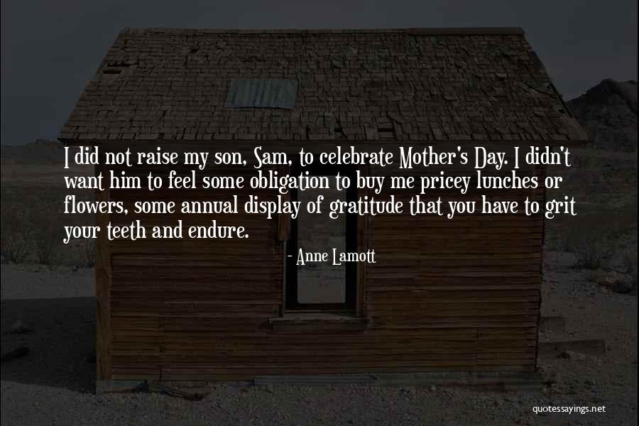 Mother's Day From Son Quotes By Anne Lamott Mother's Day From Son Quotes By Anne Lamott