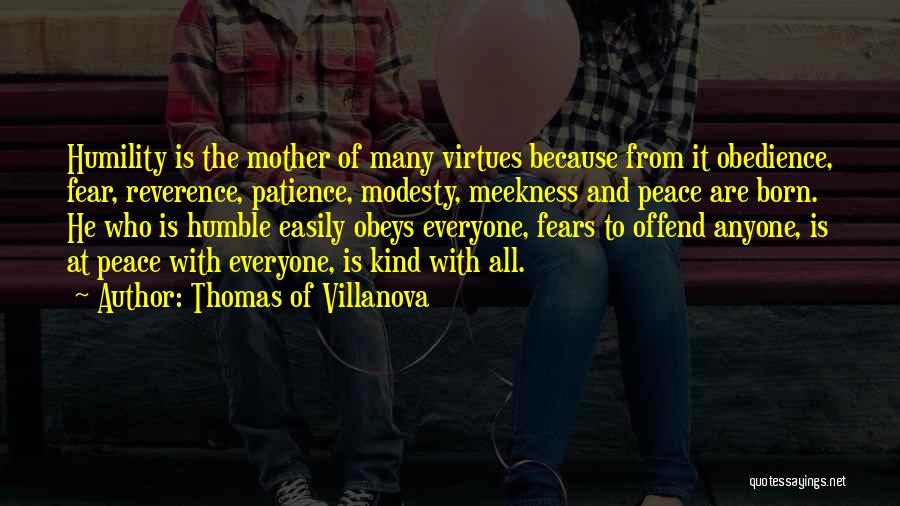 Mother's Fears Quotes By Thomas Of Villanova