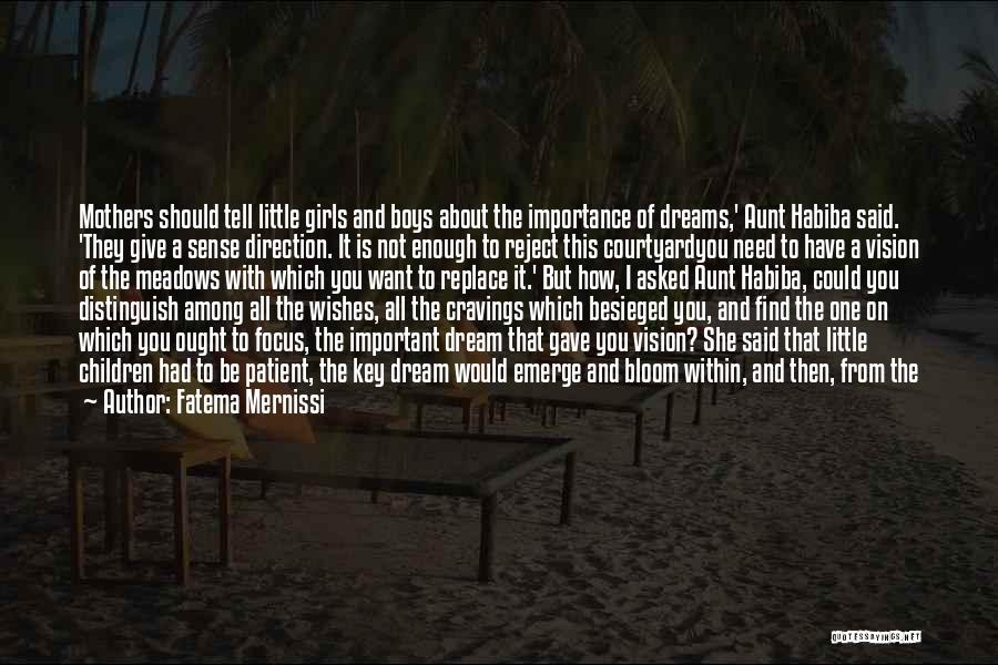 Mothers Importance Quotes By Fatema Mernissi