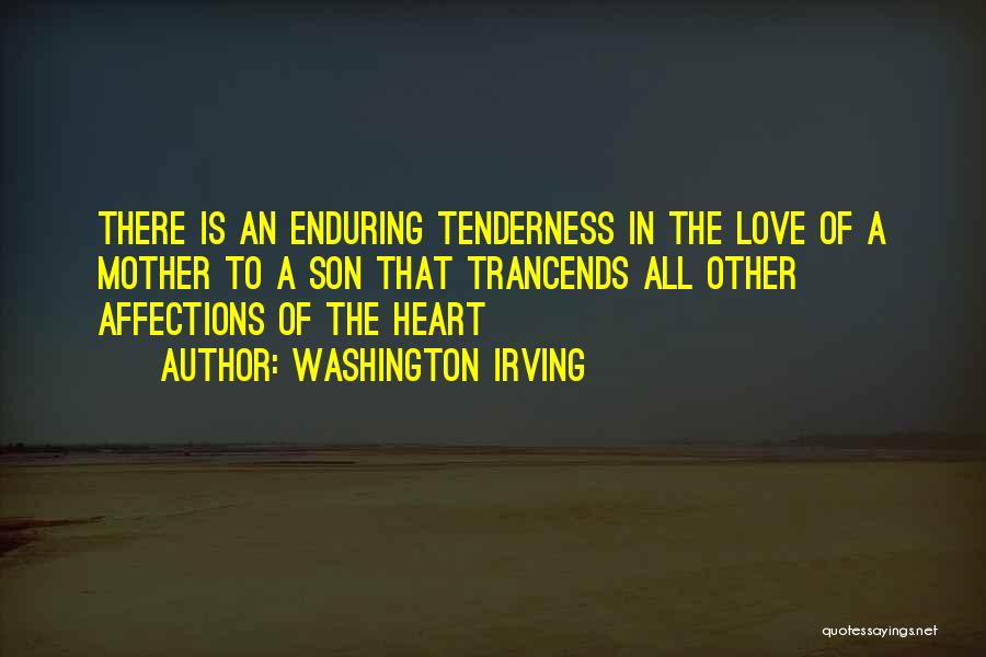 Mother's Love For His Son Quotes By Washington Irving