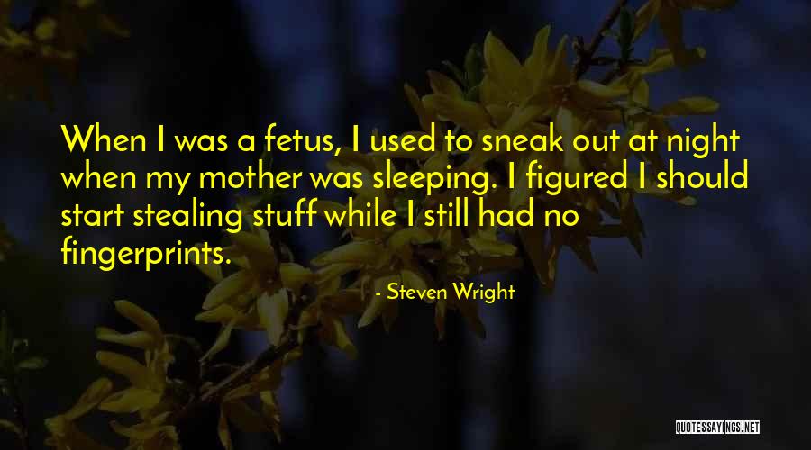 Mother's Night Out Quotes By Steven Wright Mother's Night Out Quotes By Steven Wright
