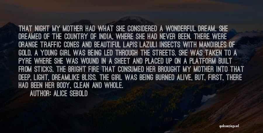 Mother's Sacrifice Quotes By Alice Sebold