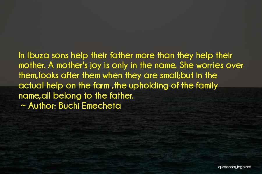 Mother's Worries Quotes By Buchi Emecheta