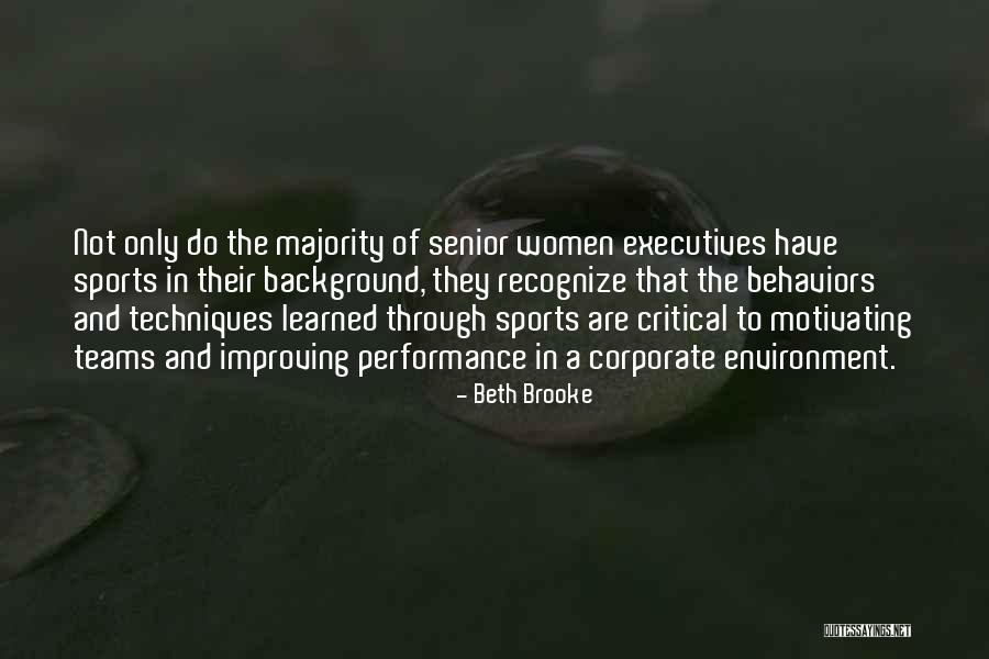 Motivating Teams Quotes By Beth Brooke Motivating Teams Quotes By Beth Brooke