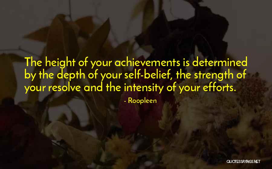 Motivation And Strength Quotes By Roopleen