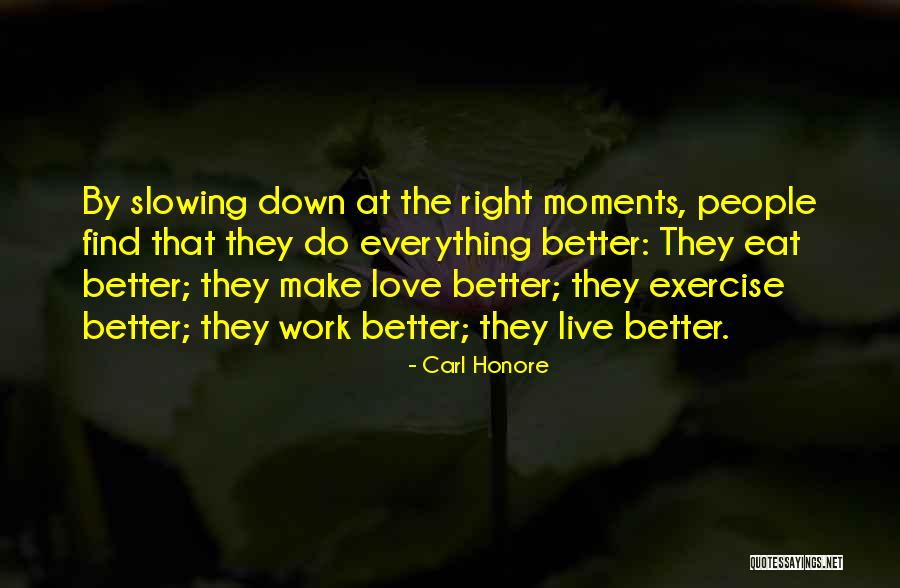 Motivation At Work Quotes By Carl Honore