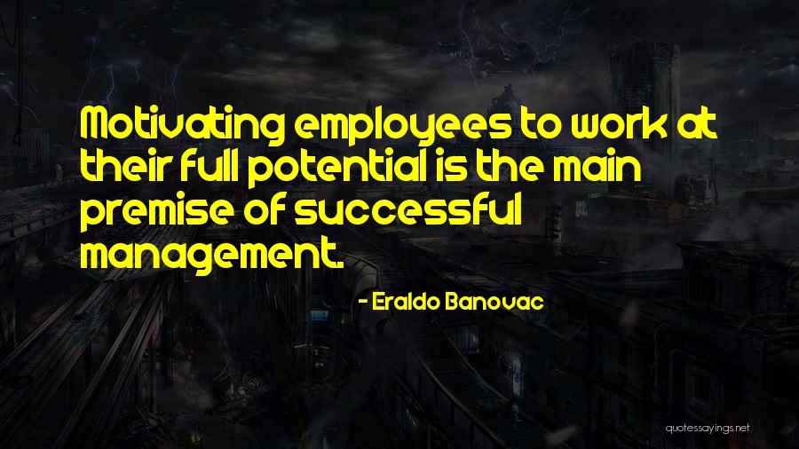 Motivation At Work Quotes By Eraldo Banovac