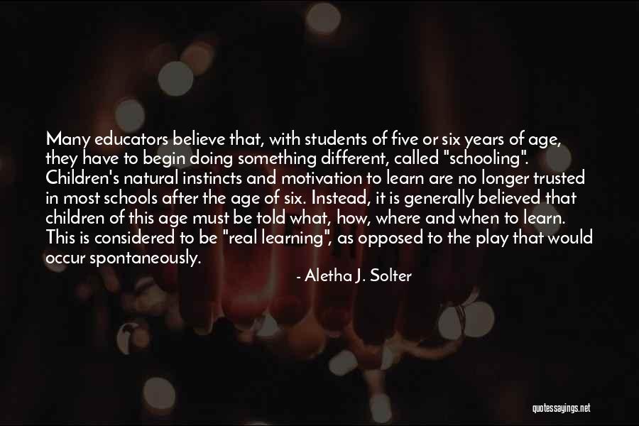 Motivation In Learning Quotes By Aletha J. Solter Motivation In Learning Quotes By Aletha J. Solter