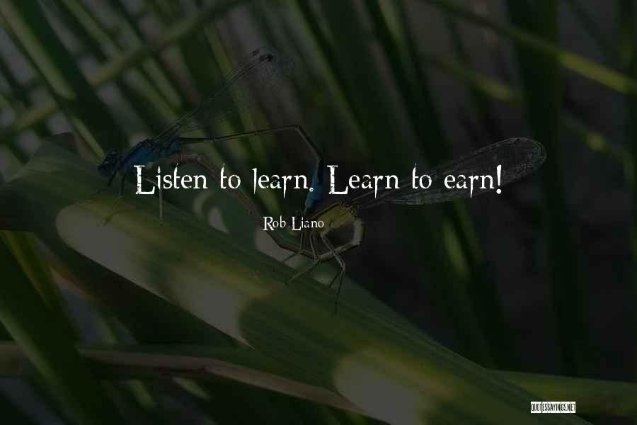 Motivation In Learning Quotes By Rob Liano