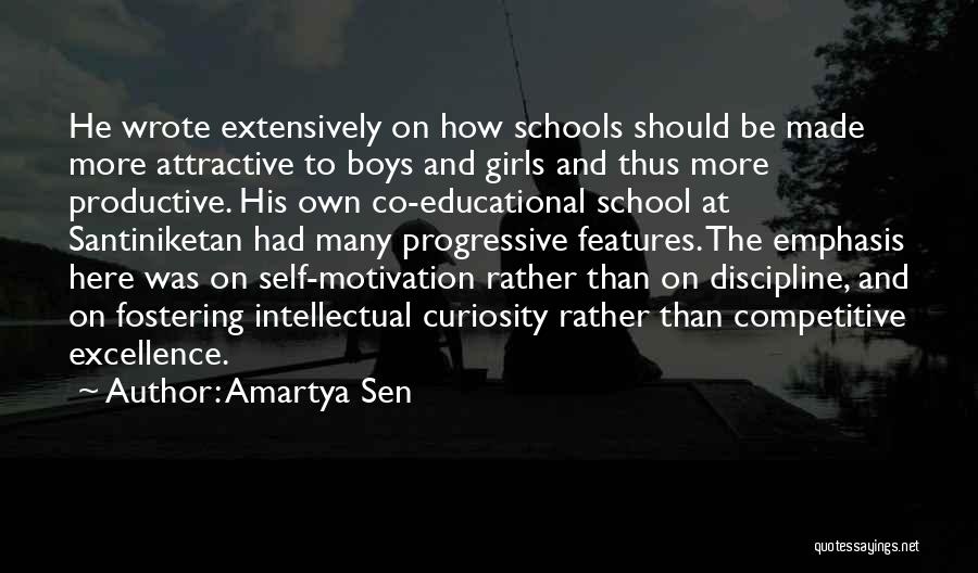 Motivation In School Quotes By Amartya Sen