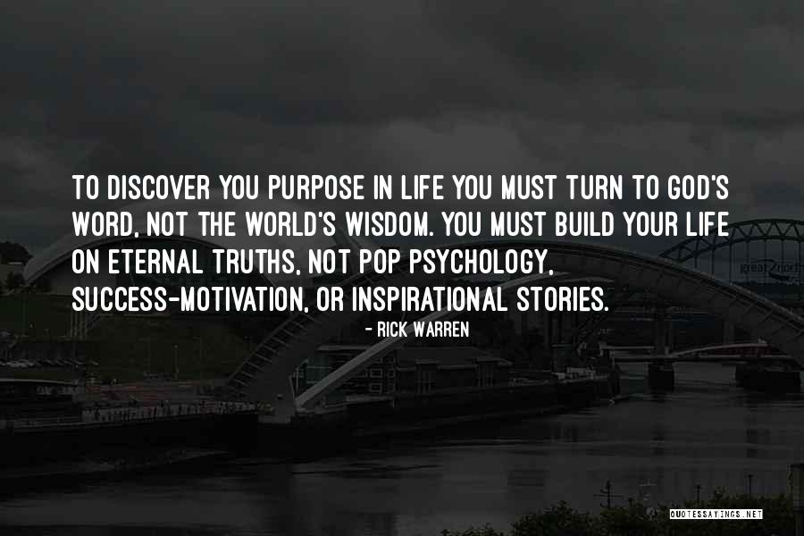 Motivation Psychology Quotes By Rick Warren Motivation Psychology Quotes By Rick Warren