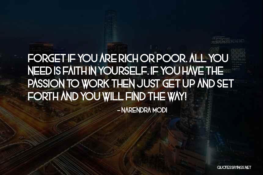 Motivation To Be Rich Quotes By Narendra Modi