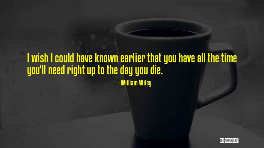 Motivation To Be Rich Quotes By William Wiley