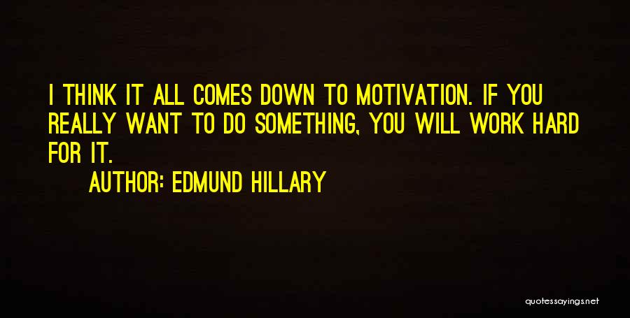 Motivation When You Are Down Quotes By Edmund Hillary