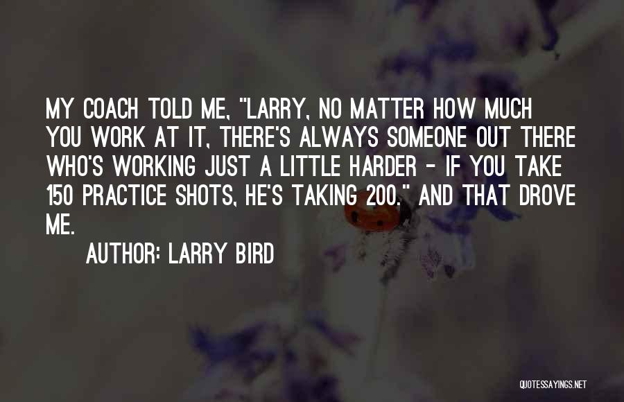 Motivation Working Out Quotes By Larry Bird