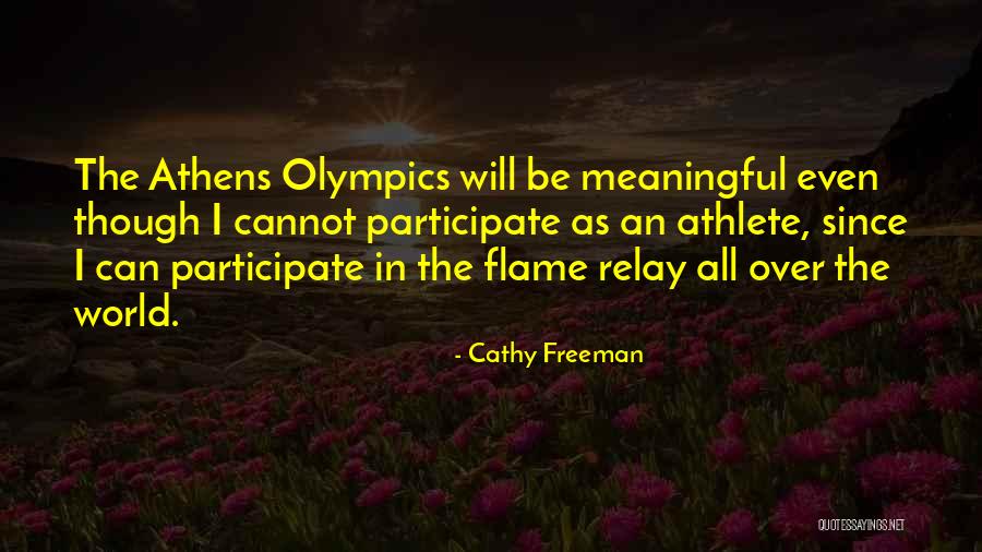 Motivational Athlete Quotes By Cathy Freeman Motivational Athlete Quotes By Cathy Freeman
