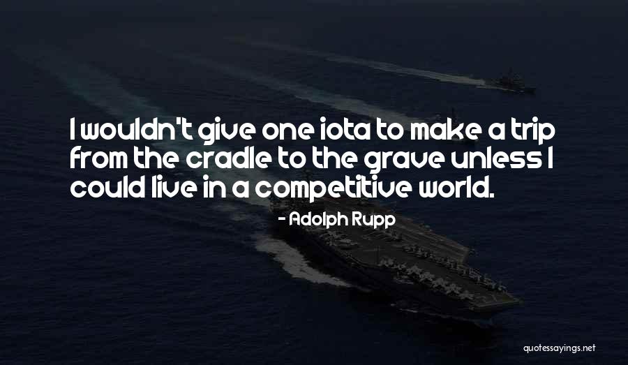 Motivational Competitive Quotes By Adolph Rupp