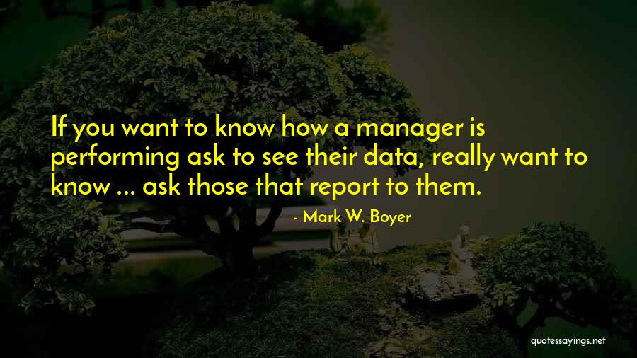 Motivational Leadership Quotes By Mark W. Boyer