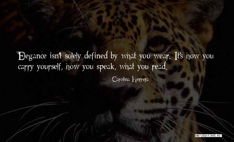 Motivational Locker Quotes By Carolina Herrera Motivational Locker Quotes By Carolina Herrera