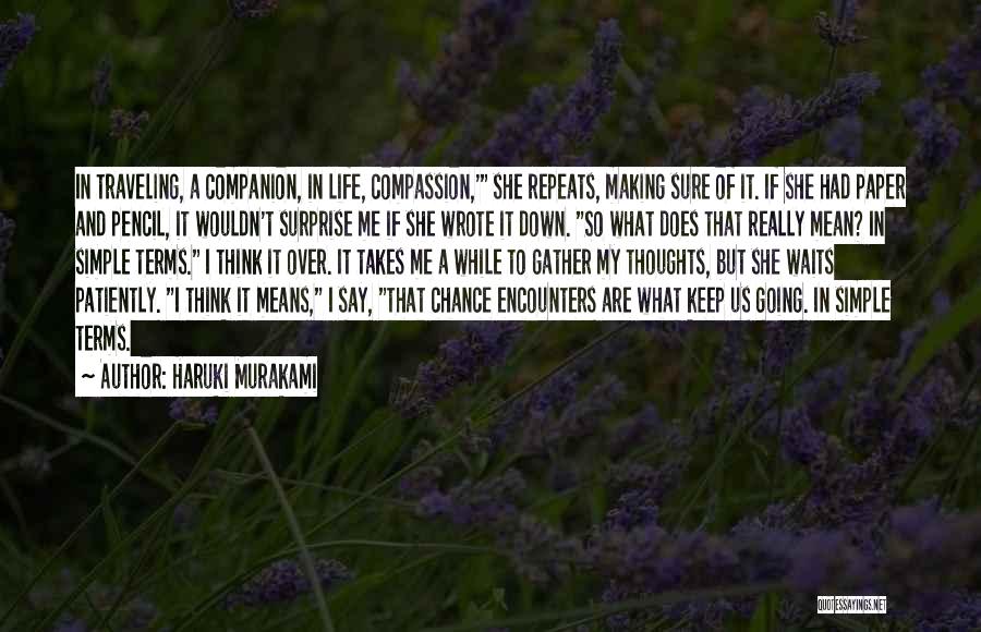 Motivational Thoughts N Quotes By Haruki Murakami