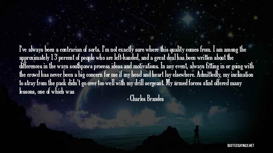 Motivations Quotes By Charles Brandes