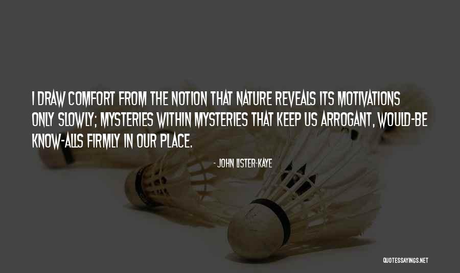 Motivations Quotes By John Lister-Kaye