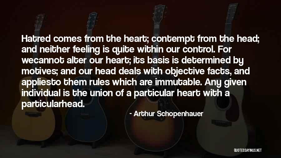 Motives Of The Heart Quotes By Arthur Schopenhauer