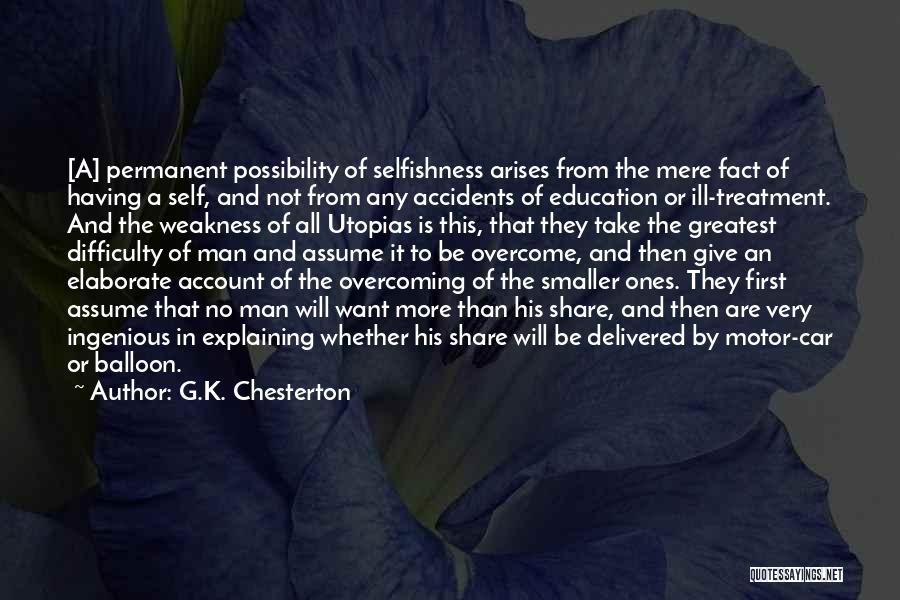 Motor Car Quotes By G.K. Chesterton