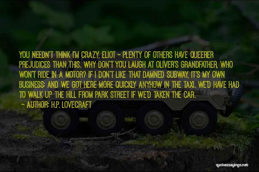 Motor Car Quotes By H.P. Lovecraft