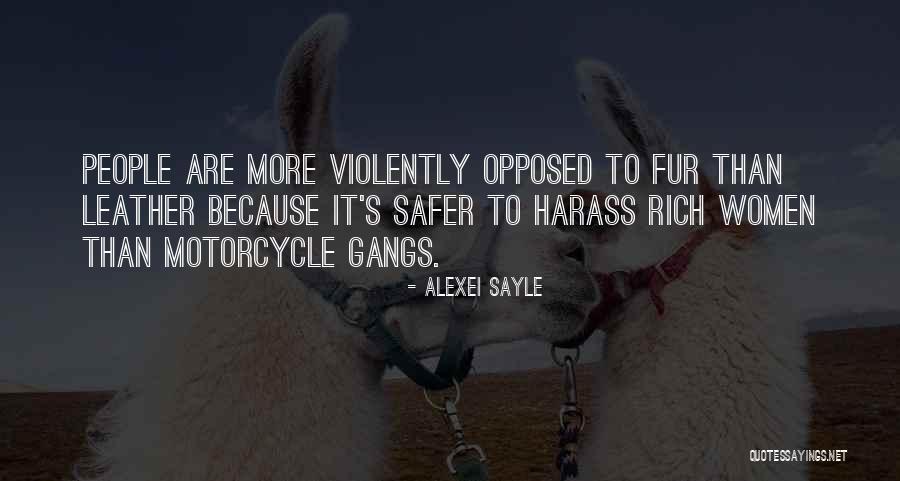 Motorcycle Gangs Quotes By Alexei Sayle