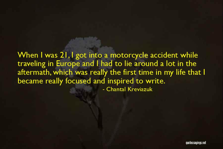 Motorcycle Life Quotes By Chantal Kreviazuk Motorcycle Life Quotes By Chantal Kreviazuk
