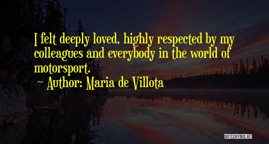 Motorsport Quotes By Maria De Villota