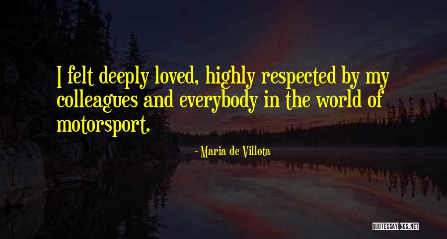 Motorsport Quotes By Maria De Villota