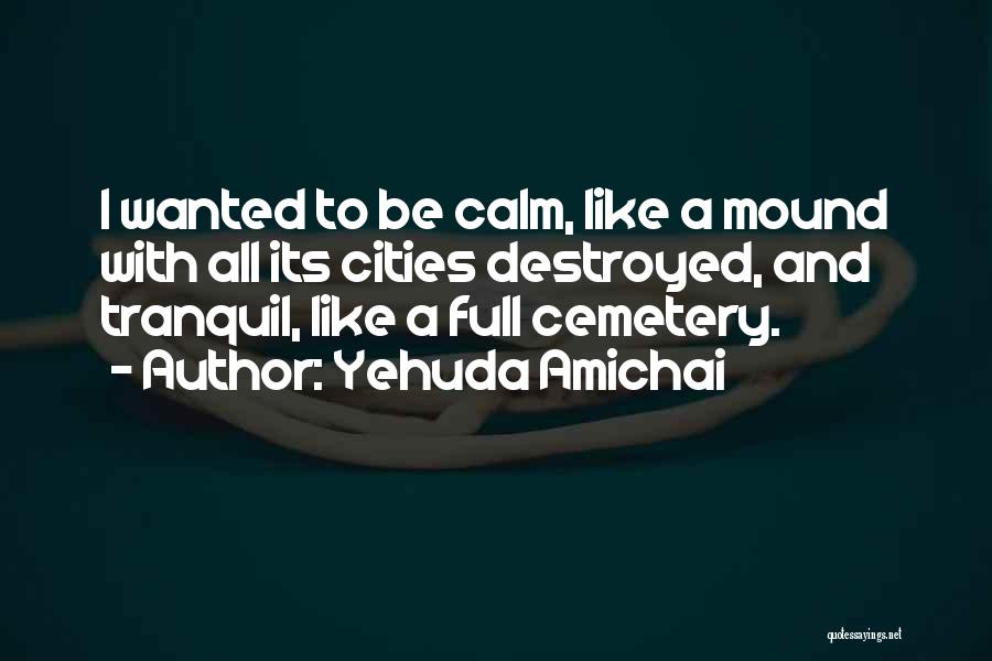 Mound Quotes By Yehuda Amichai