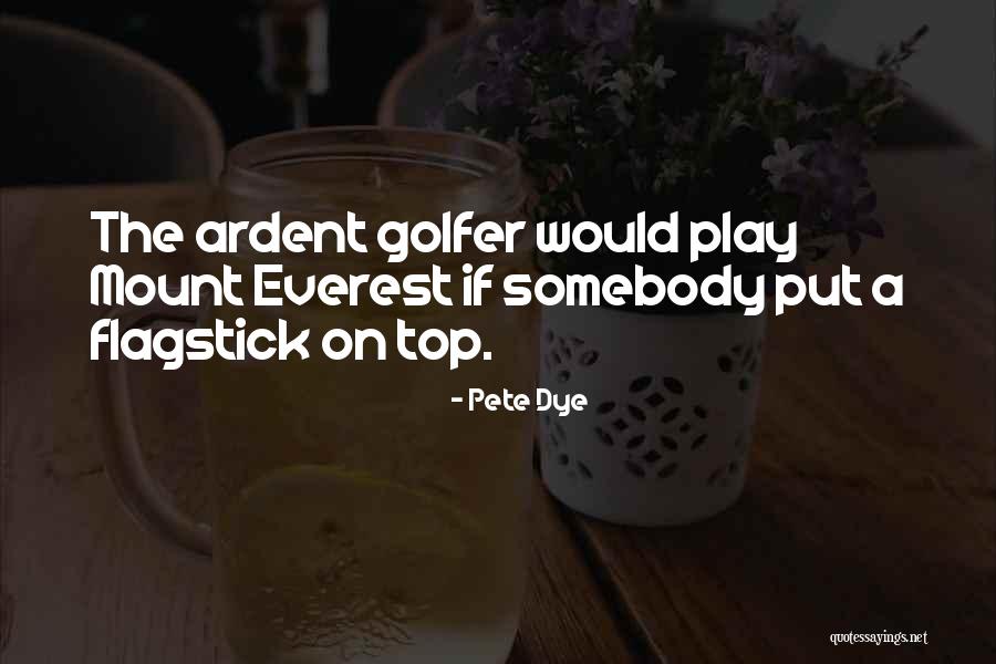 Mount Everest Quotes By Pete Dye