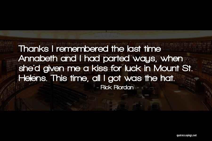 Mount St Helens Quotes By Rick Riordan