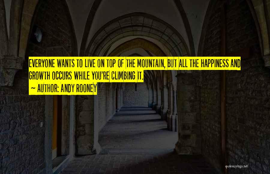 Mountain Climbing Quotes By Andy Rooney